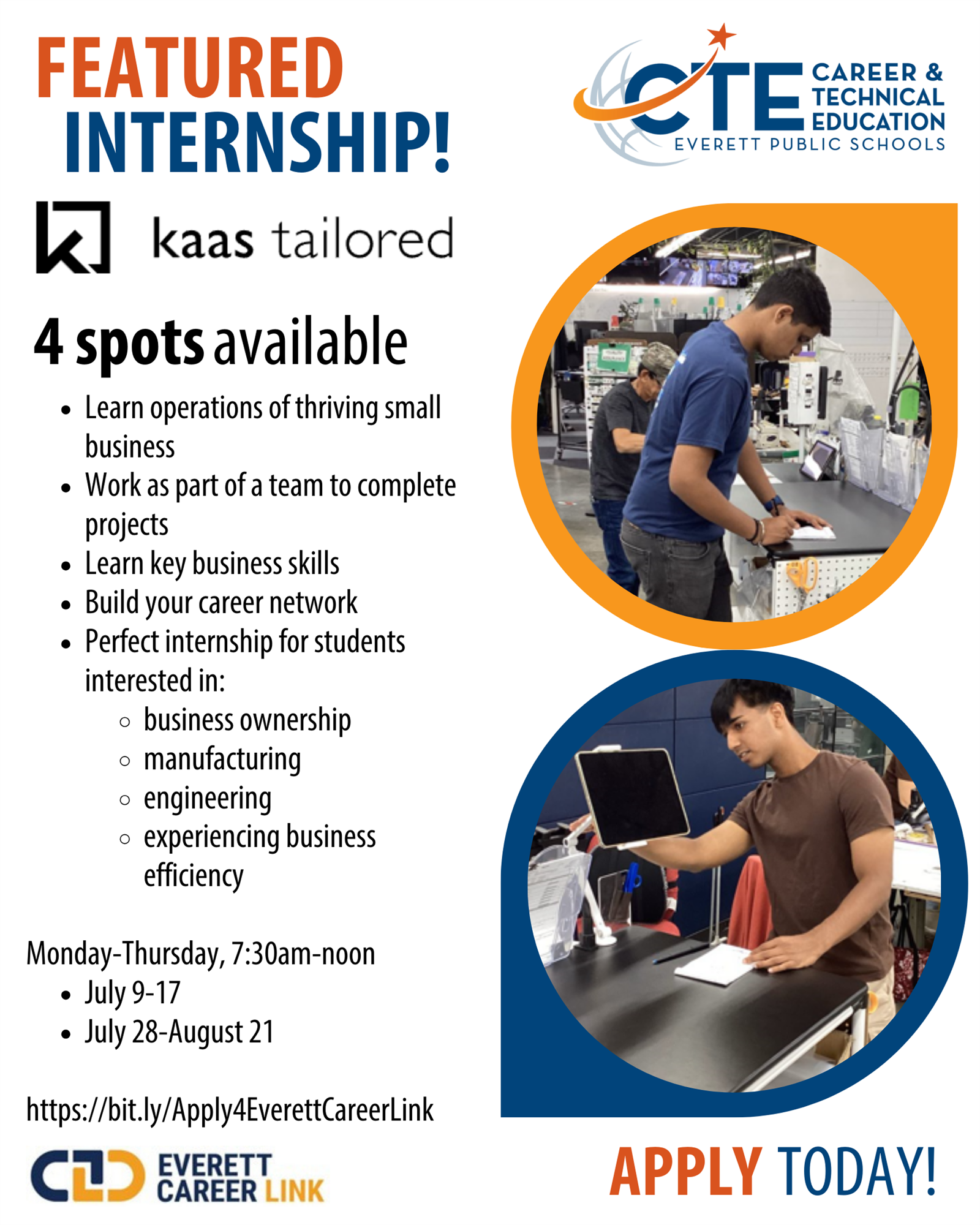 Kaas Tailored is our featured internship of th week